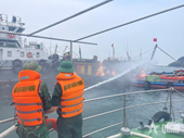 Thanh Hoa’s border guards stamp out fire